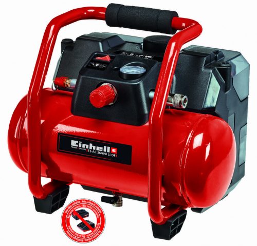 Einhell TE-AC 36/6/8 Li OF Set-Solo akkus kompresszor