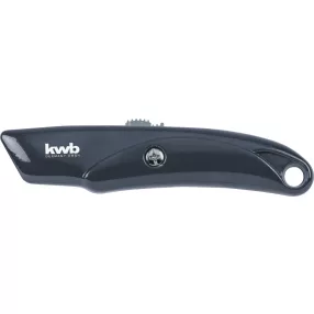   KWB PROFI szőnyegvágó  60 x 19 mm-es trapéz penge, trapéz és horgos pengével is, 155 mm