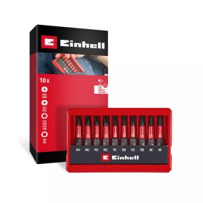   Einhell 10 részes ütvefúró bitkészlet, zsebes készlet, 50 mm