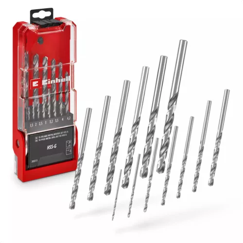 Einhell 13 részes HSS-G fémfúrókészlet, Ø 1,5–6,5 mm