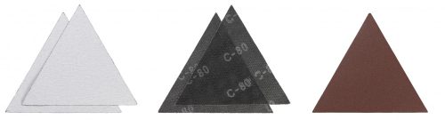 5 db tépőzáras  háromszög csiszolókorong 287 mm KWB by Einhell tartozék