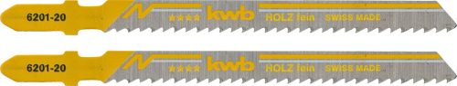 KWB PROFI szúrófűrészlap 2 db fogtávolság: 2,5 mm  100/77 mm  finom, tiszta egyenes vágás