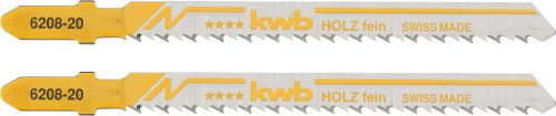 KWB PROFI  szúrófűrészlap 2 db fogtávolság: 2,5 mm  100/75 mm  finom, tiszta egyenes vágás