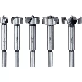   KWB PROFI  forstner fúró bitek, 40CR acélból a DIN 7483G kivető pánt süllyesztő 5 db 15, 20, 25, 30, 35 mm     