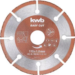   KWB PROFI EASY CUT TCG CARBIDE vágótárcsa 115 x 22,23 x 1,0 mm
